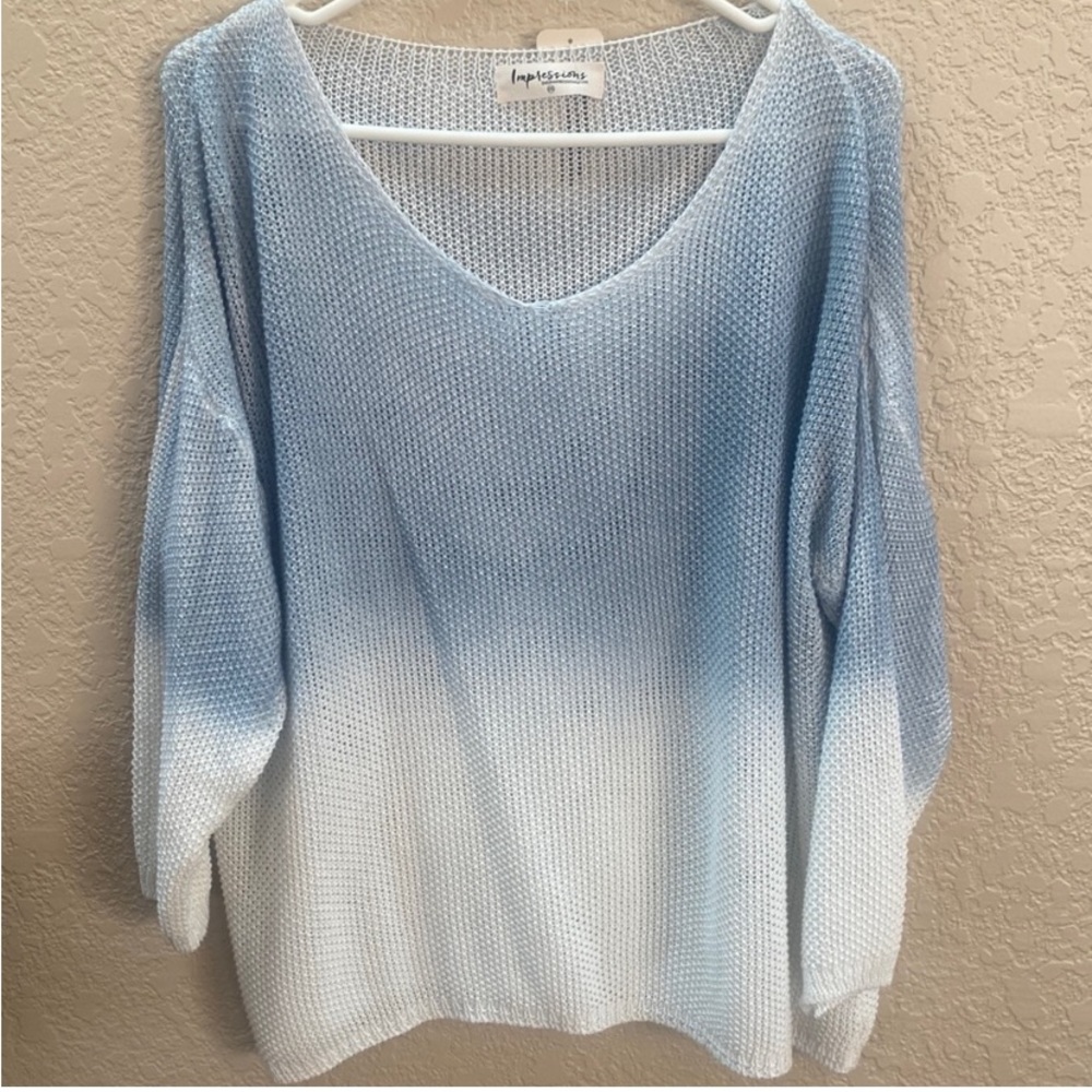 Knitted Ombré Sweater